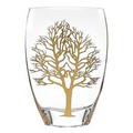 12" Gold Tree of Life Vase